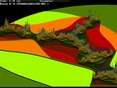 fractal rendered as 3D chart